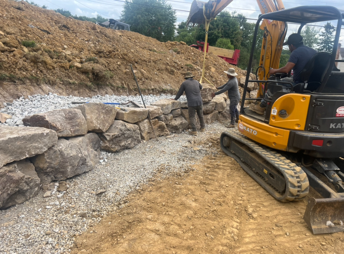 Custom paver hardscape in Greater Pittsburgh